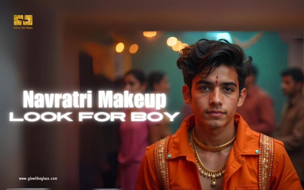 Navratri Makeup Look for Boys